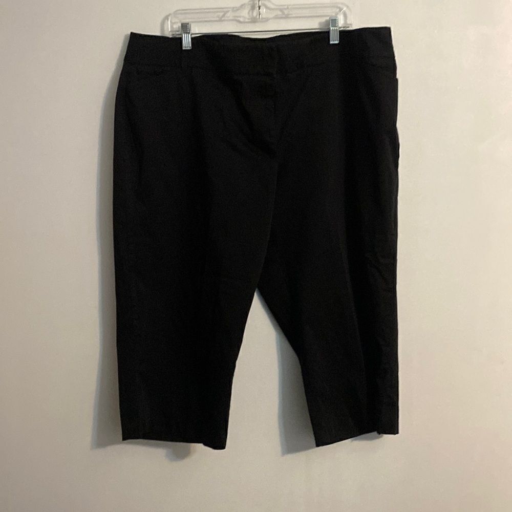 Tribal Studio Grandeur Black capris, size 22